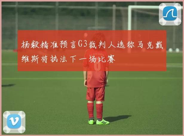 杨毅精准预言G3裁判人选称马克戴维斯将执法下一场比赛