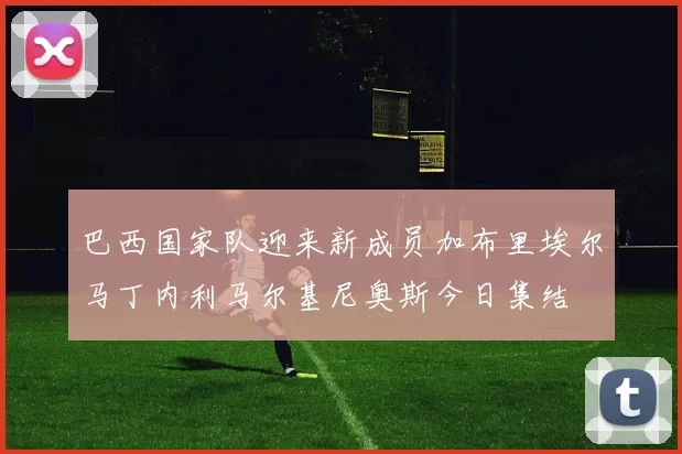 巴西国家队迎来新成员加布里埃尔马丁内利马尔基尼奥斯今日集结
