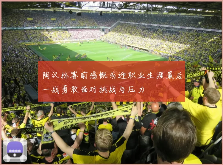 陶汉林赛前感慨或迎职业生涯最后一战勇敢面对挑战与压力